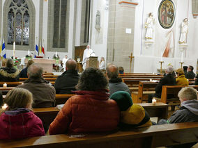 Lumen Christi - Auferstehungsmesse in St. Crescentius (Foto: Karl-Franz Thiede)